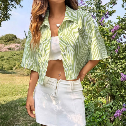 Women’s Zebra Print Shirt