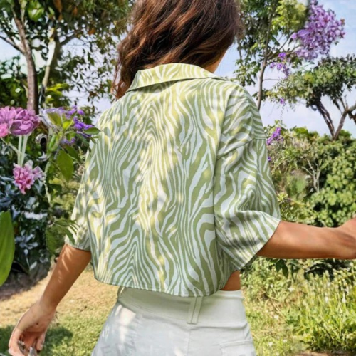 Women’s Zebra Print Shirt