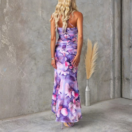 Women’s Floral Asymmetrical Dress