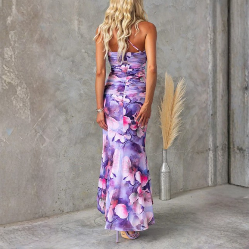 Women’s Floral Asymmetrical Dress