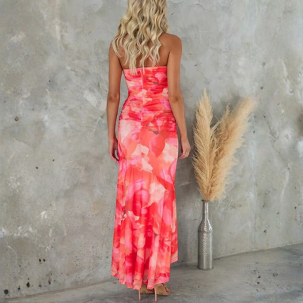Women’s Floral Asymmetrical Dress