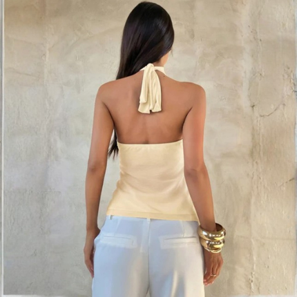 Women’s Halter Ruffle Top