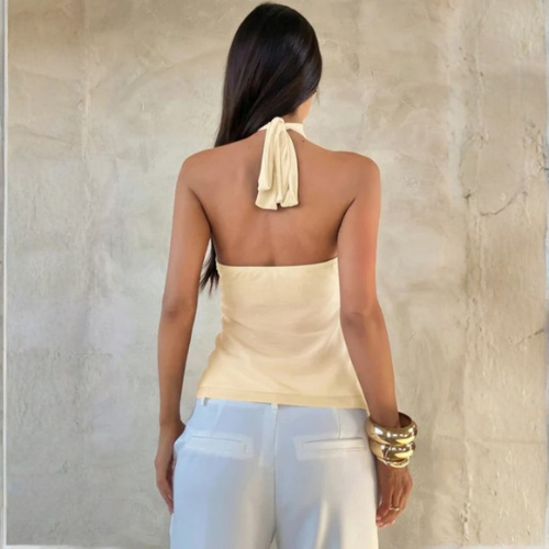 Women’s Halter Ruffle Top