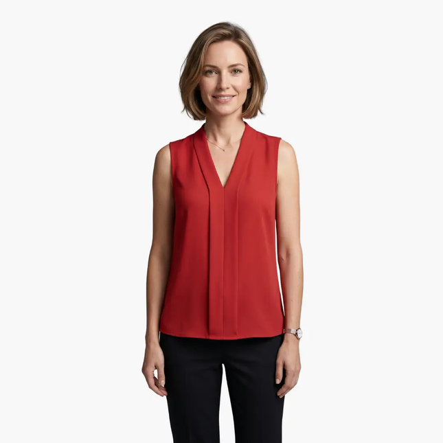Women's Sleeveless V-Neck Tank Top