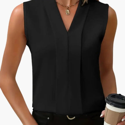 Women's Sleeveless V-Neck Tank Top