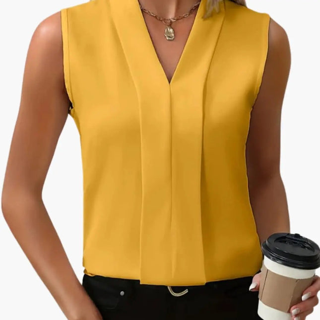 Women's Sleeveless V-Neck Tank Top